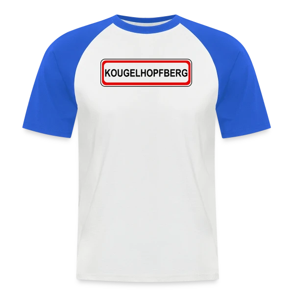 Kougelhopfberg: Le Sommet du Goût Alsacien sur T-shirt baseball manches courtes Homme