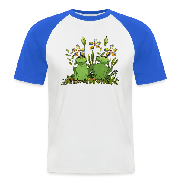 Craquant Motif Grenouille sur T-shirt baseball manches courtes Homme
