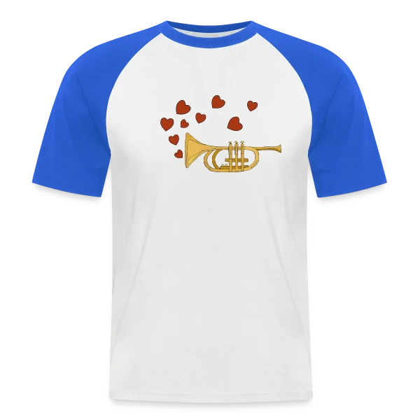 Mélodie Instrumentale sur T-shirt baseball manches courtes Homme