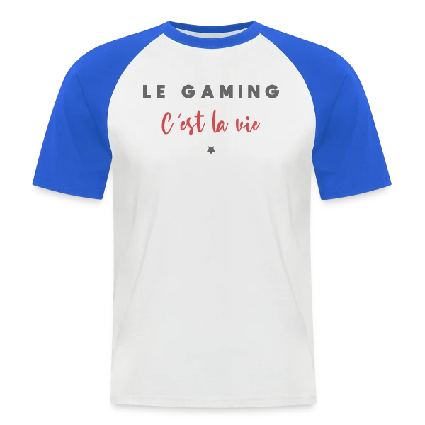Le Gaming C'est la Vie sur T-shirt baseball manches courtes Homme