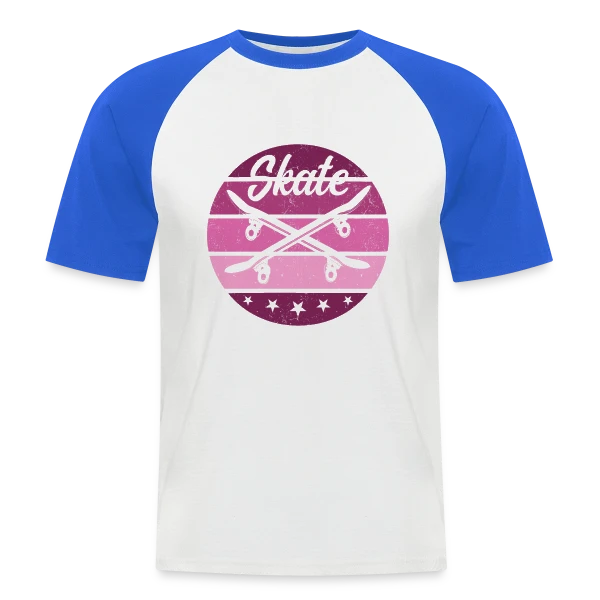 Je Peux Pas J'ai Skate sur T-shirt baseball manches courtes Homme