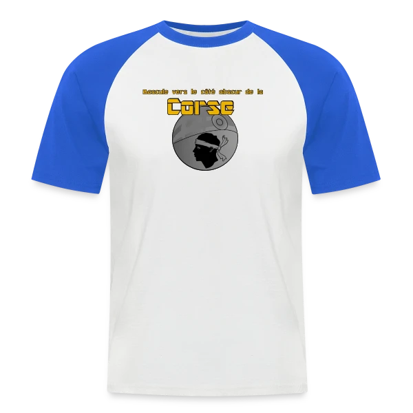 Corse : Le Côté Obscur de l'Île de Beauté sur T-shirt baseball manches courtes Homme