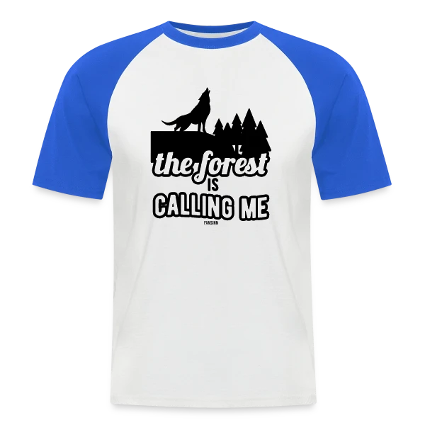 L'Appel de la Forêt sur T-shirt baseball manches courtes Homme