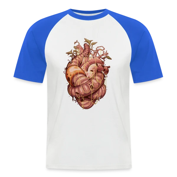 Cœur Intemporel sur T-shirt baseball manches courtes Homme