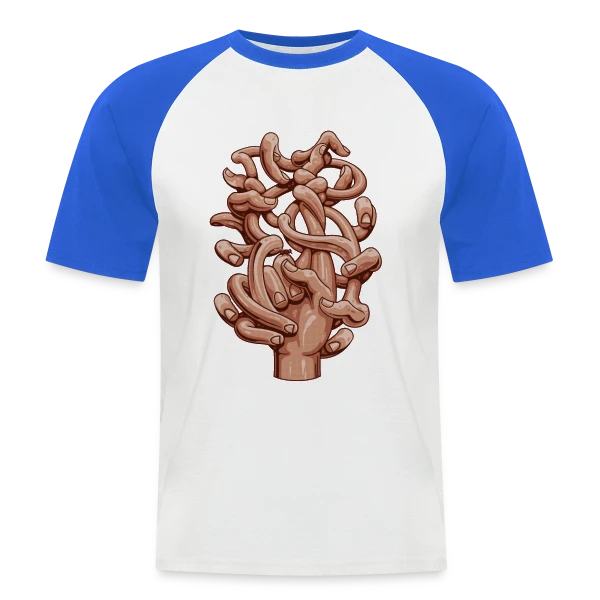 Chasse à la Mouche sur T-shirt baseball manches courtes Homme