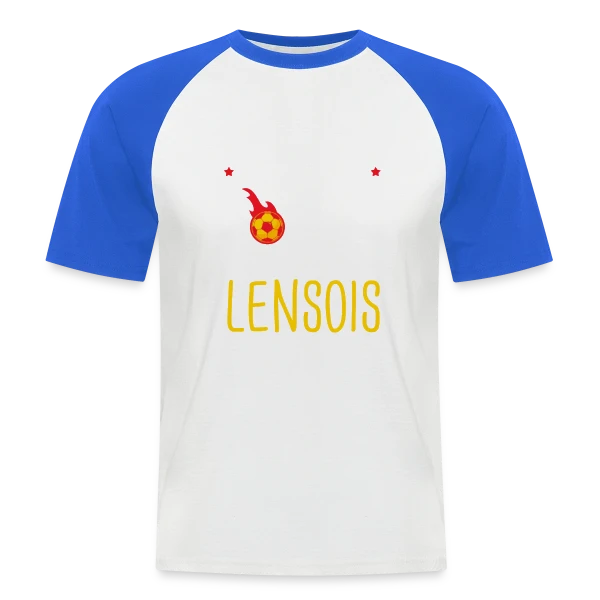 Supporter Lensois Bogosse : Fier de Lens sur T-shirt baseball manches courtes Homme
