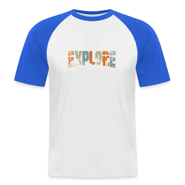 Esprit Aventure Rétro sur T-shirt baseball manches courtes Homme