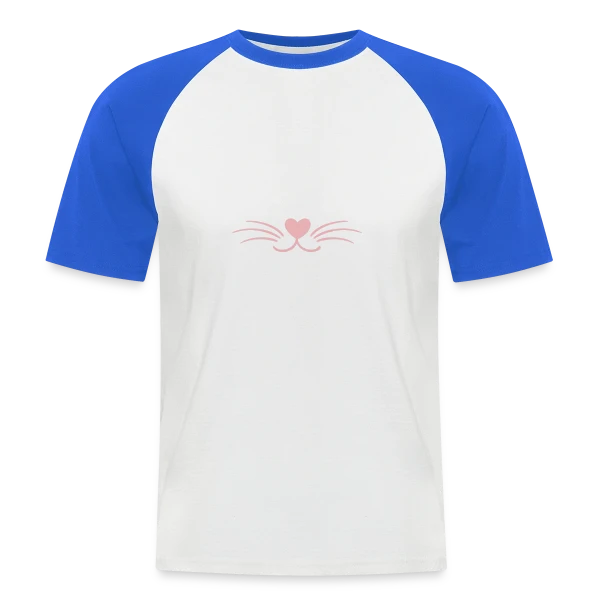 Maman d'un Petit Chat : T-shirt Humour pour Amoureuse des Félins sur T-shirt baseball manches courtes Homme