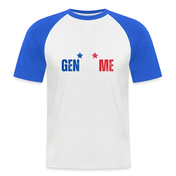 Humour "J'peux Pas J'suis Gendarme" - Idée Cadeau Originale sur T-shirt baseball manches courtes Homme