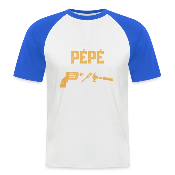 Si Pépé ne Peut Pas le Réparer... Humour Famille sur T-shirt baseball manches courtes Homme