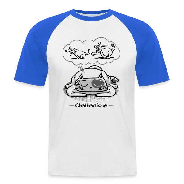 Un rêve Chathartique sur T-shirt baseball manches courtes Homme