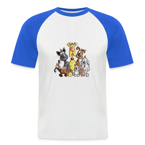 J'adore les Chiens ! Un Design Fun et Adorable sur T-shirt baseball manches courtes Homme