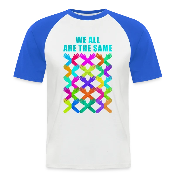 Unis Contre le Racisme sur T-shirt baseball manches courtes Homme