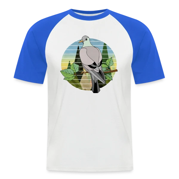 L'Oiseau Libre sur T-shirt baseball manches courtes Homme