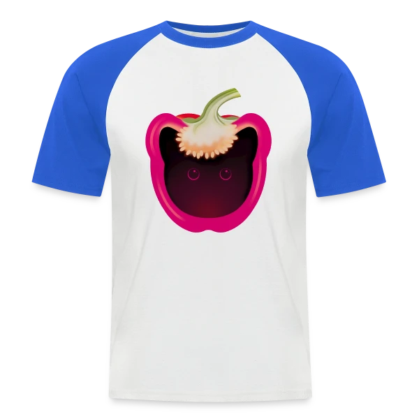 Chat-Pimenté sur T-shirt baseball manches courtes Homme