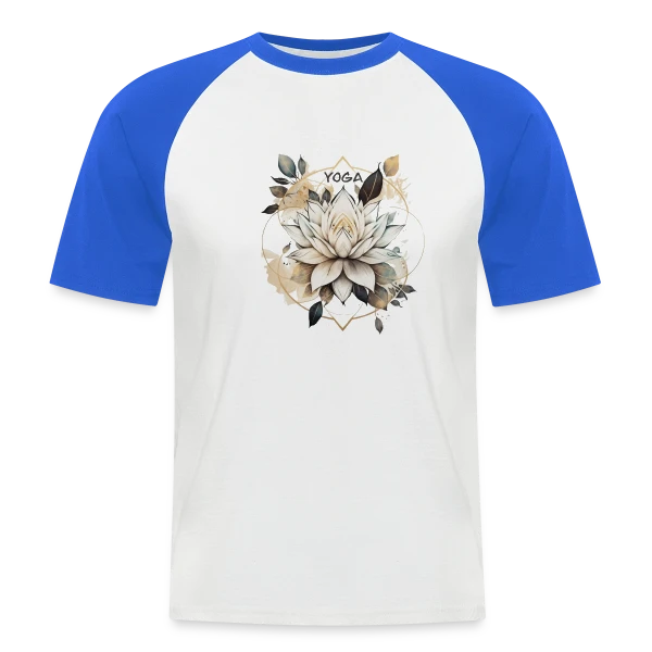 Yoga: L'Art de la Méditation sur T-shirt baseball manches courtes Homme