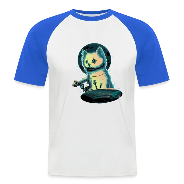 Le Protecteur Félin sur T-shirt baseball manches courtes Homme