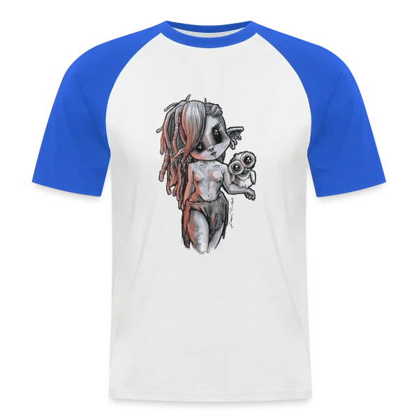 L'Esprit Sauvage Nordique sur T-shirt baseball manches courtes Homme