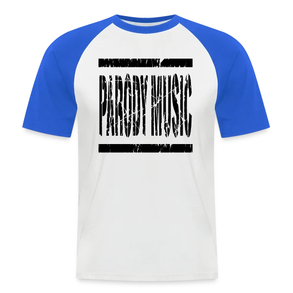 Musique Parodique Vintage sur T-shirt baseball manches courtes Homme