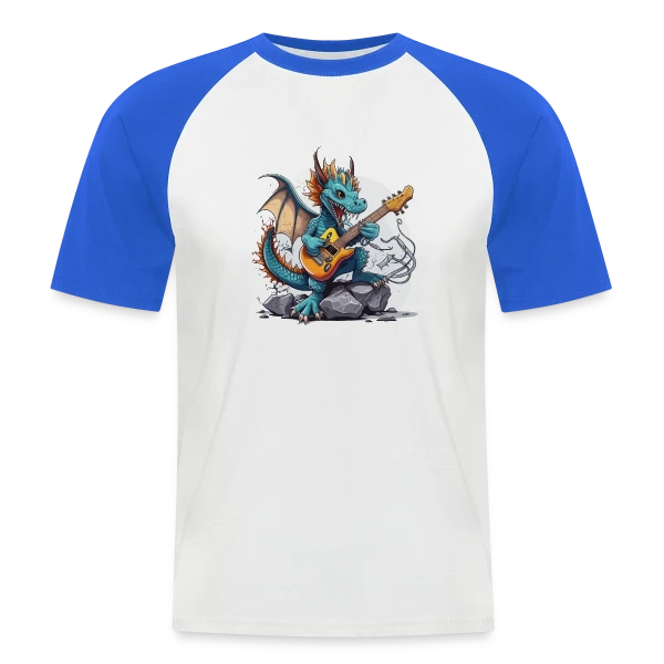Dragon Rocker : La Légende Musicale sur T-shirt baseball manches courtes Homme