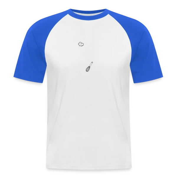 Humour Cuisine : Amoureux de la Bonne Chère sur T-shirt baseball manches courtes Homme