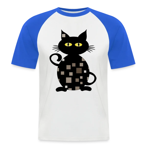 Mon Adorable Chat sur T-shirt baseball manches courtes Homme