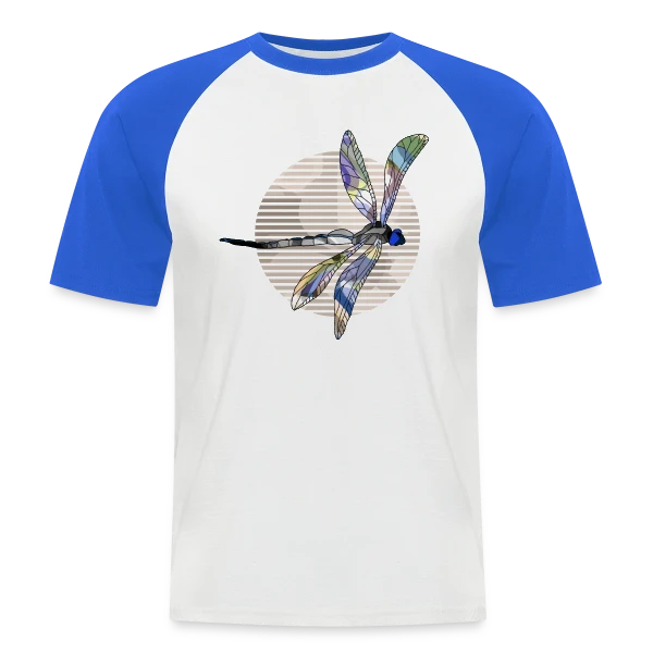 Libellule Enchantée sur T-shirt baseball manches courtes Homme