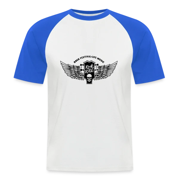 Esprit Rock Musique sur T-shirt baseball manches courtes Homme