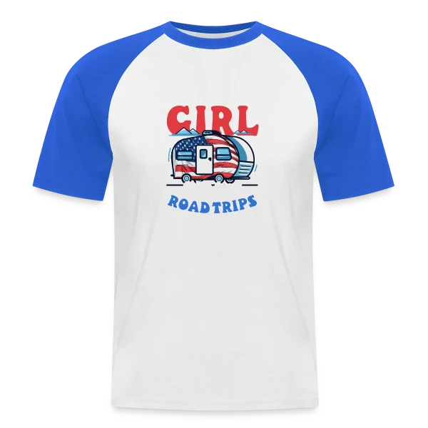 Van Aventure Américaine sur T-shirt baseball manches courtes Homme