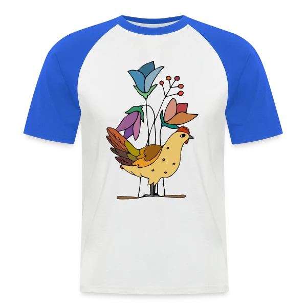 L'Oiseau Majestueux sur T-shirt baseball manches courtes Homme
