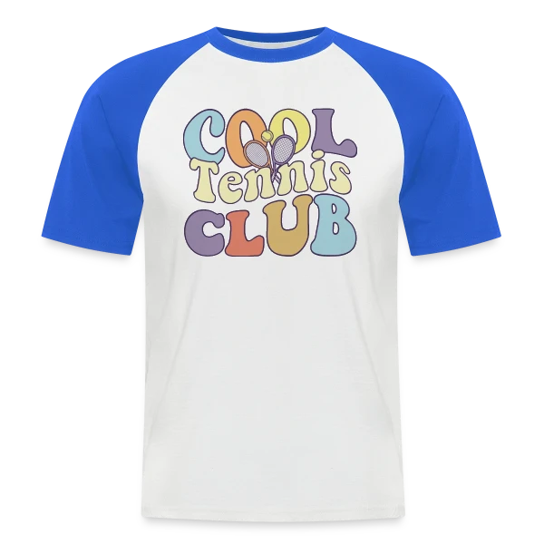 Cool Tennis Club : Coach & Équipe sur T-shirt baseball manches courtes Homme