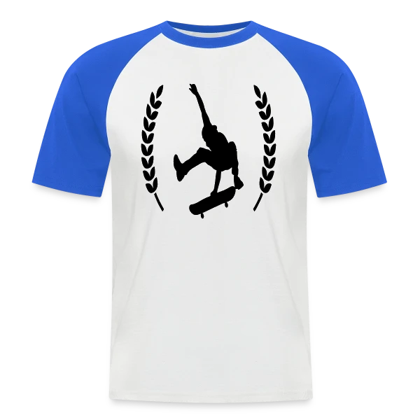 Passion Skate & Skateboard sur T-shirt baseball manches courtes Homme