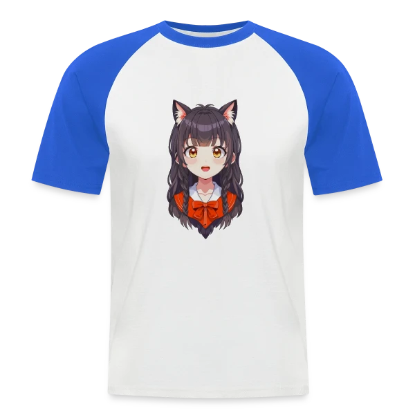 Manga Girl : Pour Fans, Gamers et Cosplayers sur T-shirt baseball manches courtes Homme