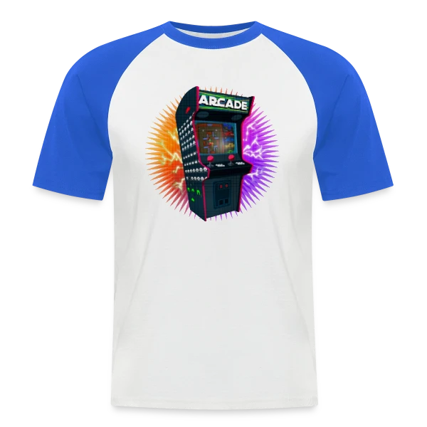 Gauntlet Pixel Art : T-shirt Arcade Rétro Gaming Emblématique sur T-shirt baseball manches courtes Homme