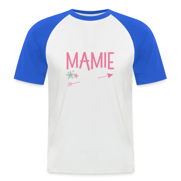 Future Mamie 2025 : Annonce de Grossesse Originale sur T-shirt baseball manches courtes Homme
