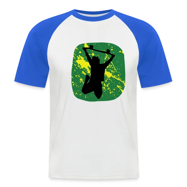 L'Essence du Skateur : Skate & Longboard sur T-shirt baseball manches courtes Homme