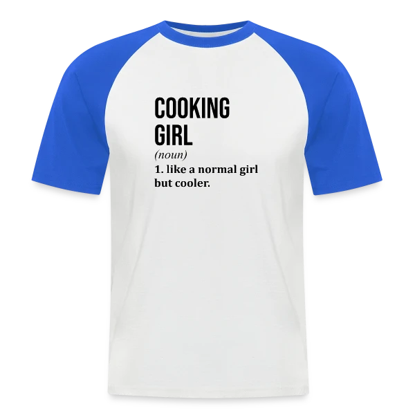 Motif 'Cooking Cooking' | Esprit Culinaire sur T-shirt baseball manches courtes Homme