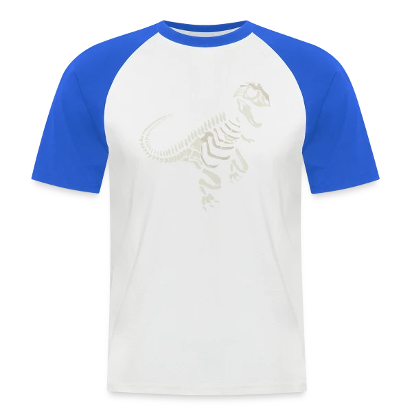 T-Rex Fossile : L'Esprit Préhistorique des Dinosaures sur T-shirt baseball manches courtes Homme