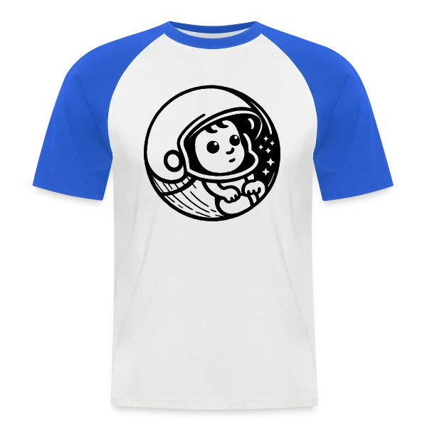 Bébé Casqué – Sécurité et Humour Enfant sur T-shirt baseball manches courtes Homme