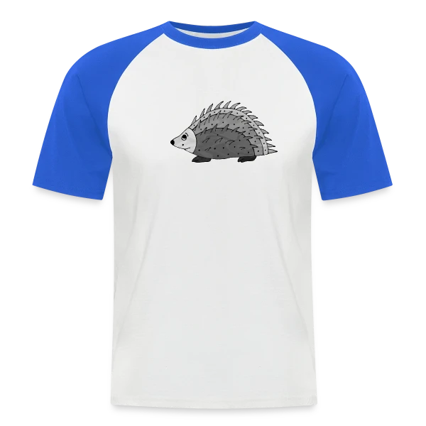 Hérisson Amical sur T-shirt baseball manches courtes Homme