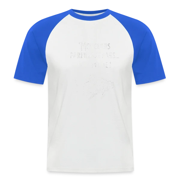 Humour Pêche : La Truite Élégante sur T-shirt baseball manches courtes Homme