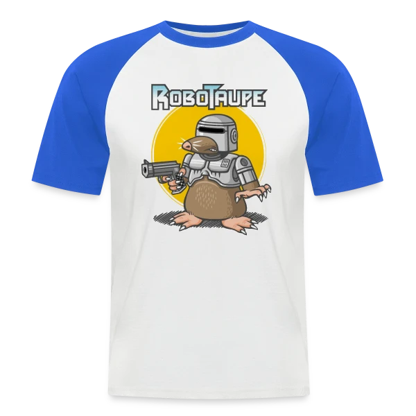 Robotaupe, Terreur du Jardin sur T-shirt baseball manches courtes Homme