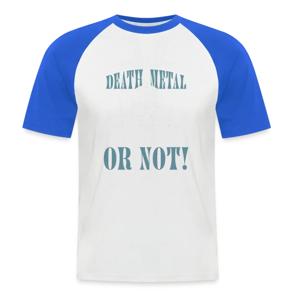 Hommage au Metal : Death, Trash & Hard Rock sur T-shirt baseball manches courtes Homme