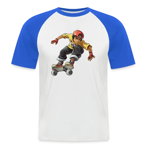 Esprit Skateboarder sur T-shirt baseball manches courtes Homme