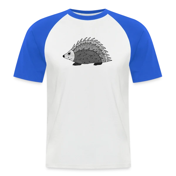 L'Hérisson Malicieux sur T-shirt baseball manches courtes Homme