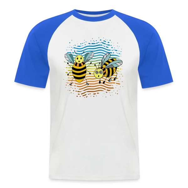 Le Royaume Fascinant des Insectes et Petites Bêtes sur T-shirt baseball manches courtes Homme