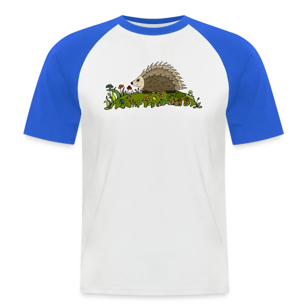 L'Hérisson Adorable sur T-shirt baseball manches courtes Homme