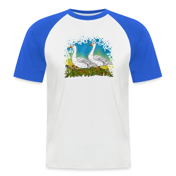 Code Mystère 4619 sur T-shirt baseball manches courtes Homme