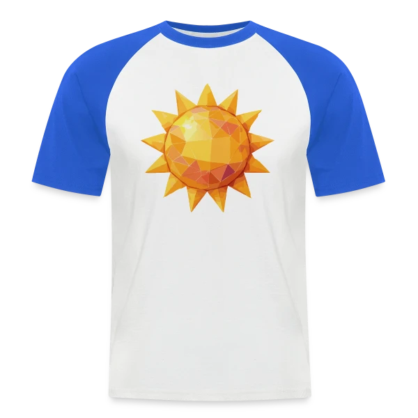 Soleil Radieux sur T-shirt baseball manches courtes Homme