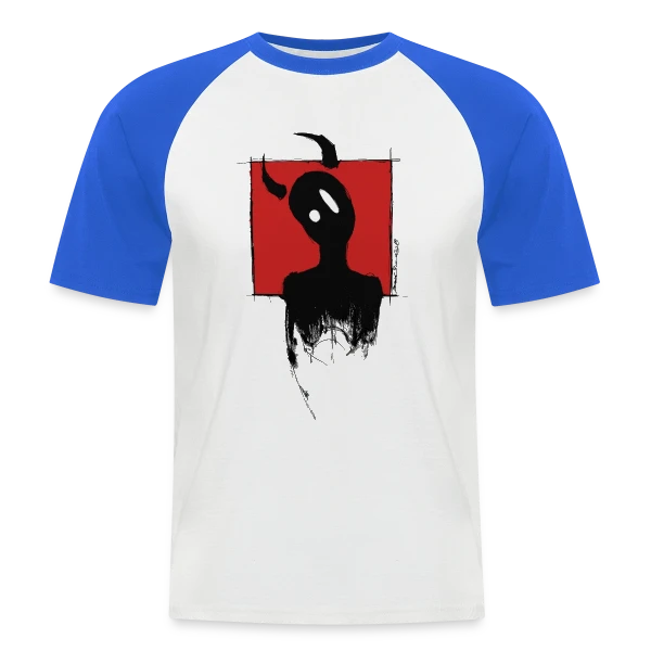 Petit Diable Coquin sur T-shirt baseball manches courtes Homme